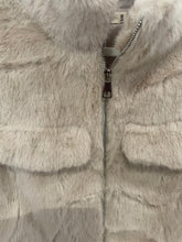 Load image into Gallery viewer, Faux Fur Cream Gilet S/M