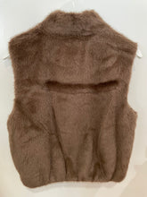 Load image into Gallery viewer, Faux Fur Chocolate Brown Gilet M/L