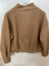 Load image into Gallery viewer, Camel Boucle Bomber Jacket One Size