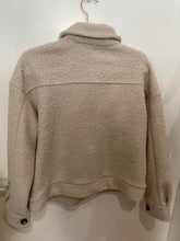 Load image into Gallery viewer, Cream Boucle Jacket with Buttons One Size
