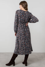 Load image into Gallery viewer, Lily &amp; Me Celia Floral Print Midi Dress Red