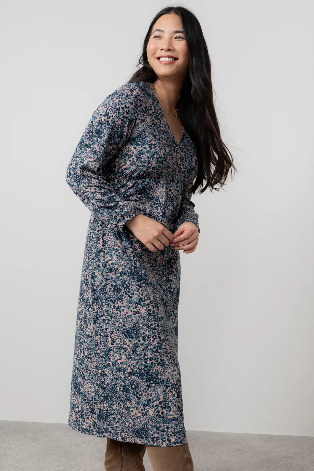 Lily & Me Lilian Jersey Midi Dress Seamist