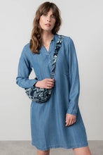 Load image into Gallery viewer, Lily &amp; Me Emma Tencel Denim Shirt Dress