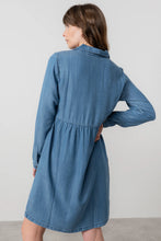 Load image into Gallery viewer, Lily &amp; Me Emma Tencel Denim Shirt Dress