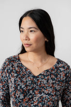 Load image into Gallery viewer, Lily &amp; Me Maple Floral Print Brushed Knit Tunic Red