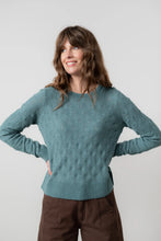 Load image into Gallery viewer, Lily &amp; Me Harefield Pointelle Knit Jumper Sea Mist