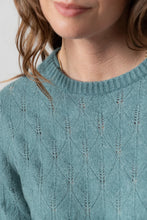 Load image into Gallery viewer, Lily &amp; Me Harefield Pointelle Knit Jumper Sea Mist