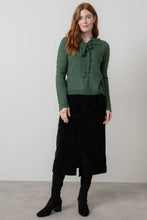Load image into Gallery viewer, Lily &amp; Me Owlpen Jumbo Cord Skirt Black