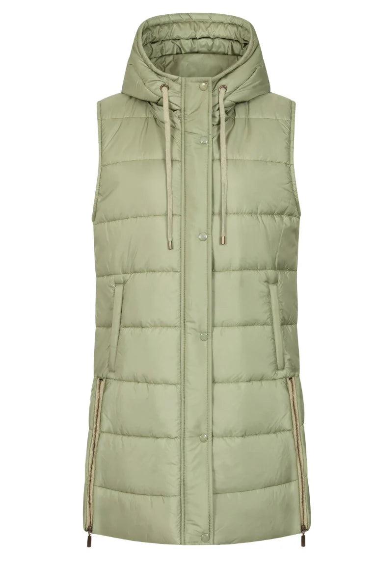 Alice Collins Kashia Gilet Khaki