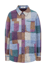 Load image into Gallery viewer, Alice Collins Elle Fleece Coverall Jacket Bison Check