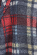 Load image into Gallery viewer, Alice Collins Elle Fleece Coverall Jacket Fuchsia Plaid