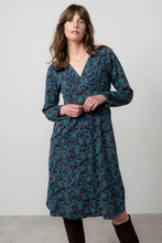 Load image into Gallery viewer, Lily &amp; Me Hazel Crossover Jersey Dress Navy