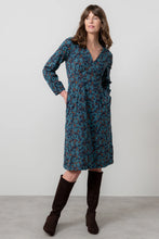 Load image into Gallery viewer, Lily &amp; Me Hazel Crossover Jersey Dress Navy