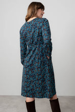 Load image into Gallery viewer, Lily &amp; Me Hazel Crossover Jersey Dress Navy