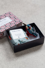Load image into Gallery viewer, Lily &amp; Me Kingfisher Socks and Keyring Gift Set