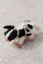 Load image into Gallery viewer, Lily &amp; Me Countryside Cow Socks and Keyring Gift Set