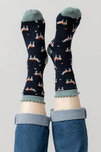 Load image into Gallery viewer, Lily &amp; Me Laughing Llama  Socks and Keyring Gift Set