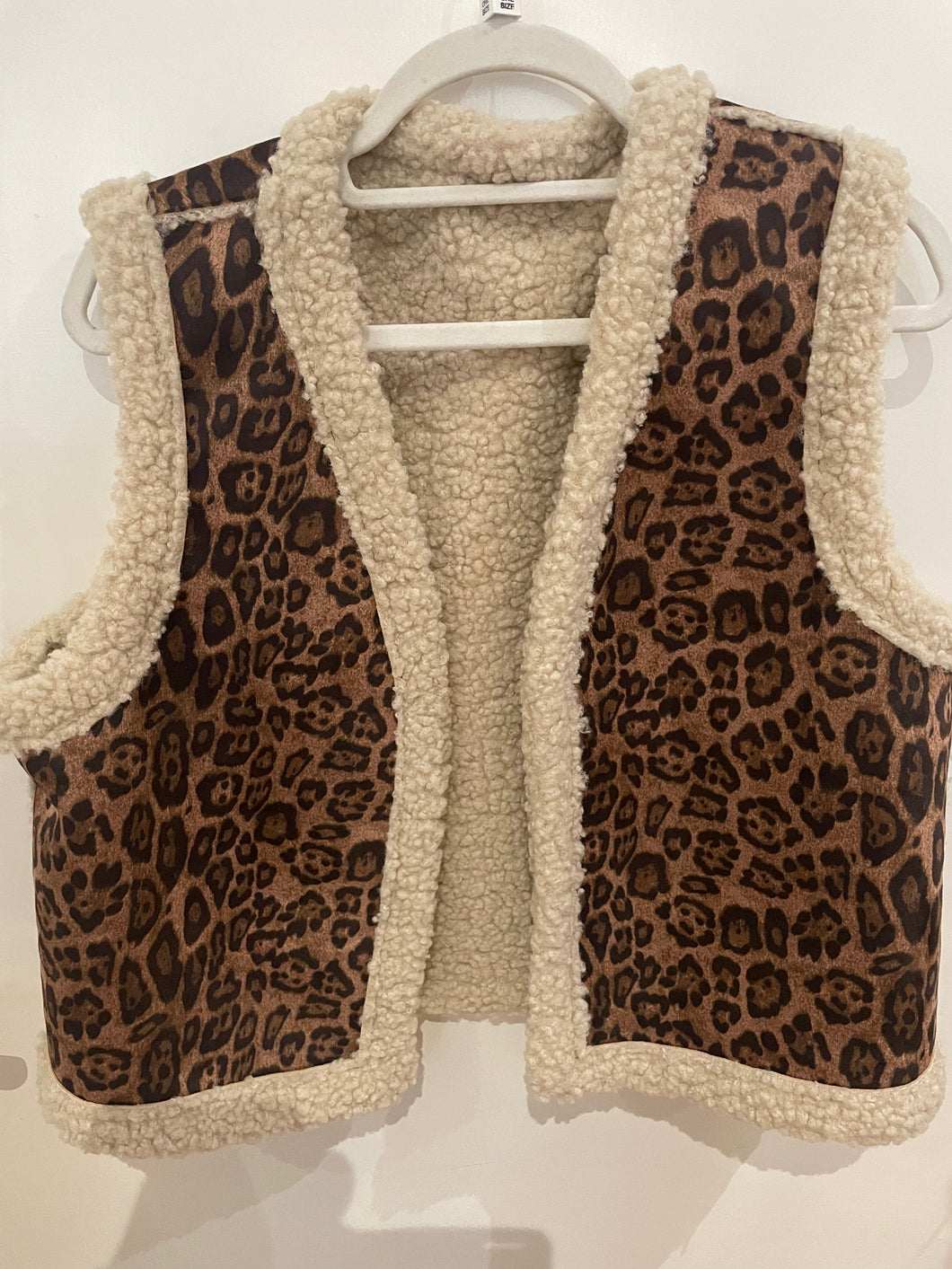Animal print Gilet One Size