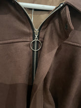 Load image into Gallery viewer, Suede Feel Bomber Jacket