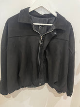 Load image into Gallery viewer, Suede Feel Bomber Jacket