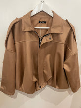 Load image into Gallery viewer, Suede Feel Bomber Jacket
