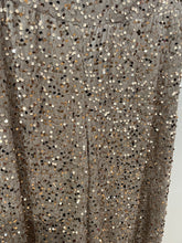 Load image into Gallery viewer, Champagne Sequin Velvet Trousers