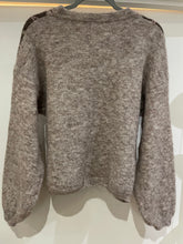 Load image into Gallery viewer, Brown, beige and pink Argyle Jumper