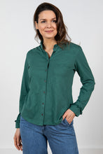 Load image into Gallery viewer, Lily &amp; Me Hailey Frill Shirt Green