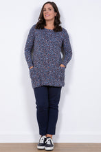 Load image into Gallery viewer, Lily &amp; Me High Tea Tunic Cobblestone Navy
