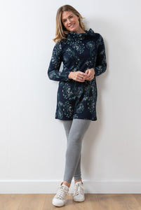Lily & Me Winkleigh Tunic Cloud Flower Navy