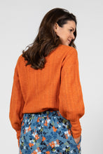 Load image into Gallery viewer, Lily &amp; Me Cornwell Pointelle Jumper Orange