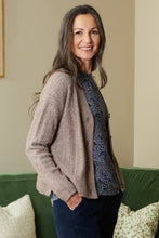 Load image into Gallery viewer, Lily &amp; Me Cornwell Pointelle Cardigan Taupe