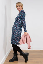 Load image into Gallery viewer, Lily &amp; Me Halmore Dress Daisy Navy