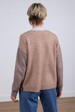 Load image into Gallery viewer, Lily &amp; Me Colourblock Cardigan Taupe