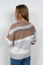 Load image into Gallery viewer, Lily &amp; Me Intarsia Wave Jumper Taupe