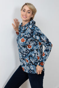 Lily & Me Relaxed Everyday Jumper Clover Soft Blue