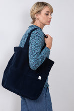 Load image into Gallery viewer, Lily &amp; Me Cord Shopper Navy
