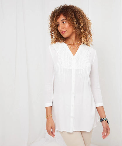 Joe Browns Favourite Longline Blouse White