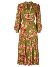 Load image into Gallery viewer, Joe Browns Vintage Roses Dress: Green
