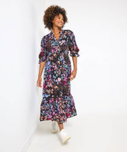 Load image into Gallery viewer, Joe Browns Joyful Florals Dress: Black