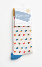 Load image into Gallery viewer, Womens Socks - Echo Cream: Cream / Design