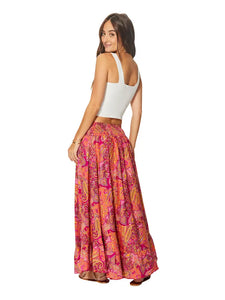 Ipanima Beautiful Pink and Orange maxi skirt