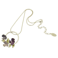 Load image into Gallery viewer, Purple Viola Necklace