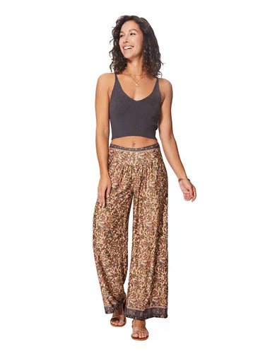 Ipanima Straight Leg Print Trousers L/XL