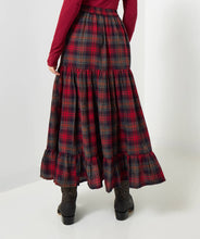 Load image into Gallery viewer, Joe Browns Bonnie Button Front Check Maxi Skirt