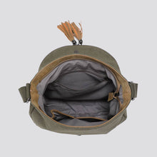 Load image into Gallery viewer, 2254 Canvas Star Crossbody Bag: BLACK