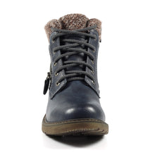 Load image into Gallery viewer, Lunar Benson III Navy Ankle Boot