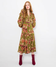 Load image into Gallery viewer, Joe Browns Vintage Roses Dress: Green