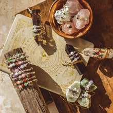 Load image into Gallery viewer, Faceted Intention Beaded Bracelet – Crystal Collection: Overcome Anxiety