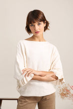 Load image into Gallery viewer, Ruffle Sleeve Jumper Cream